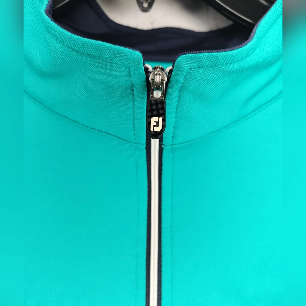 Mens FJ Footjoy Golf Stretch Performance Golf Vest‎ Teal Size Large